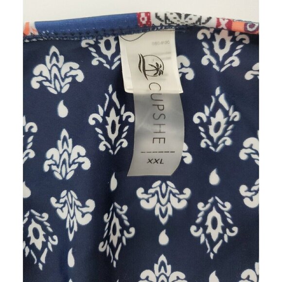 Cupshe Women's Twist Top High-Waist Boho Bikini, Wireless, Padded, Sz XXL - Picture 7 of 8